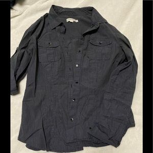 Calvin Klein Striped Button Down Shirt